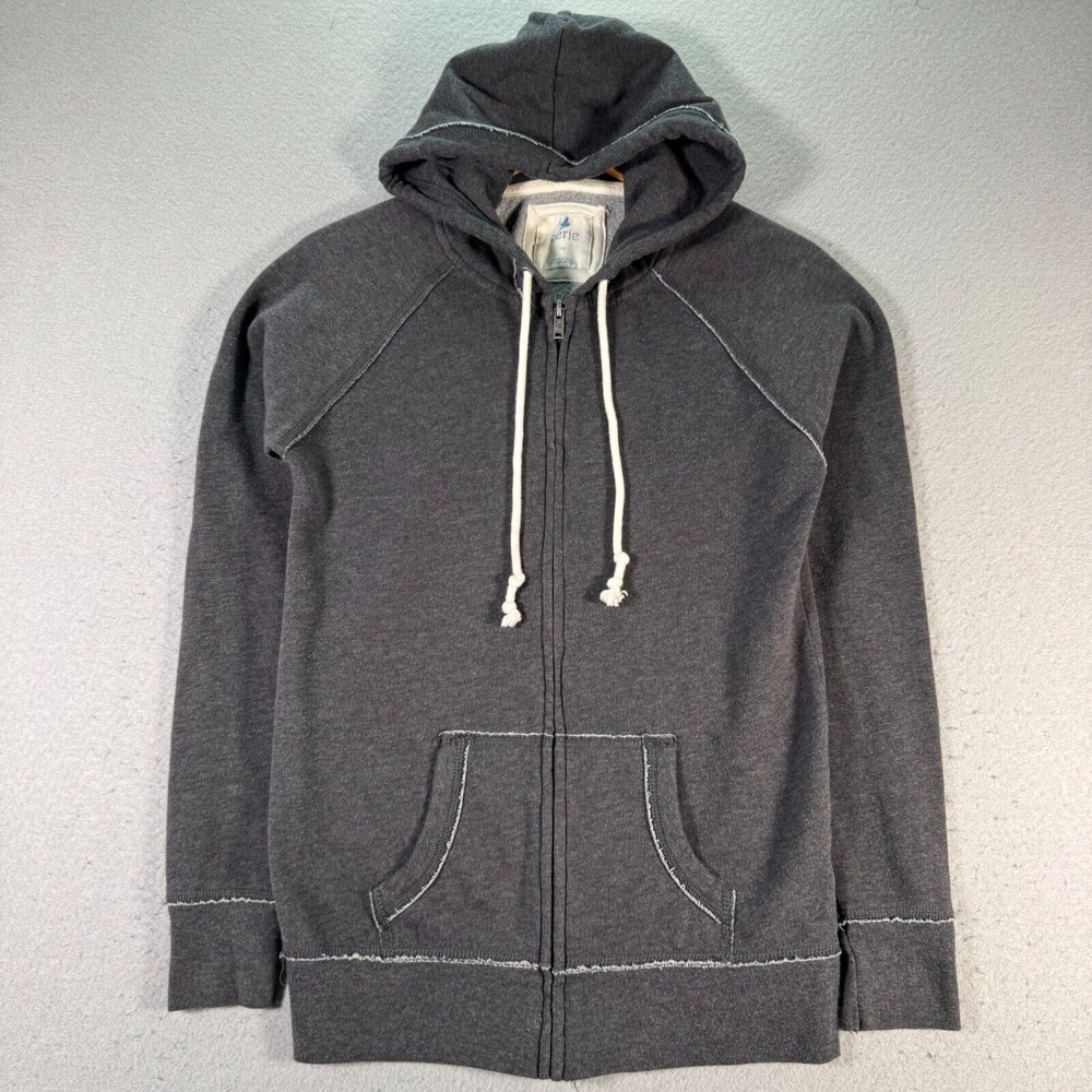 Aerie Hoodie Sweatshirt Women Small Gray Fleece Heavyweight Comfort Classic City
